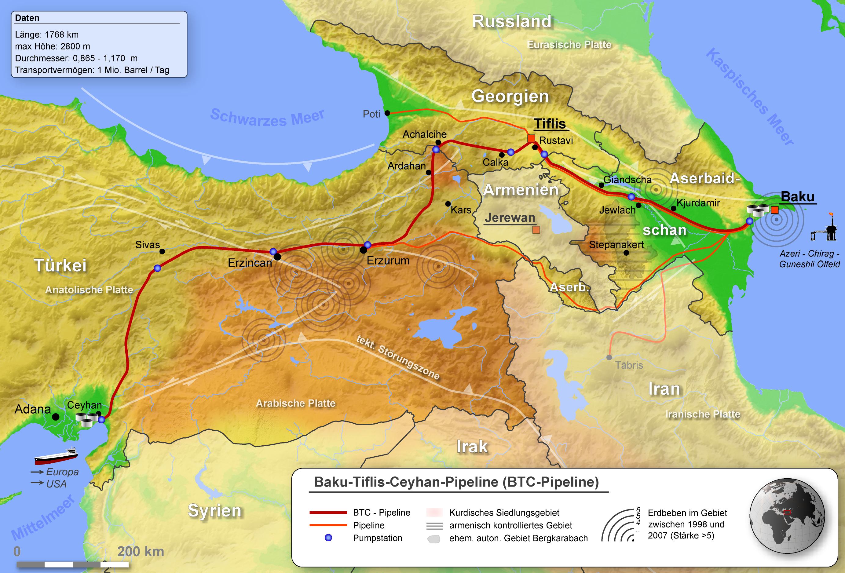 Baku - Tbilisi - Ceyhan Pipeline