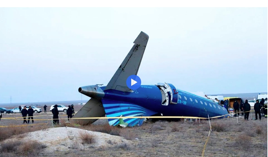 AZAL airplane crash near Actau