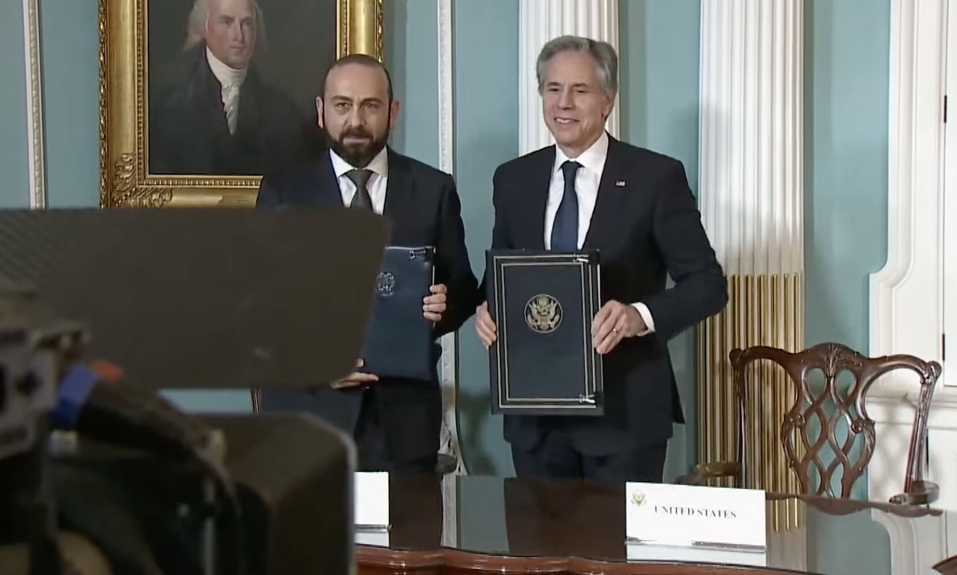 The United States and Armenia have signed a Strategic Partnership Commission Charter