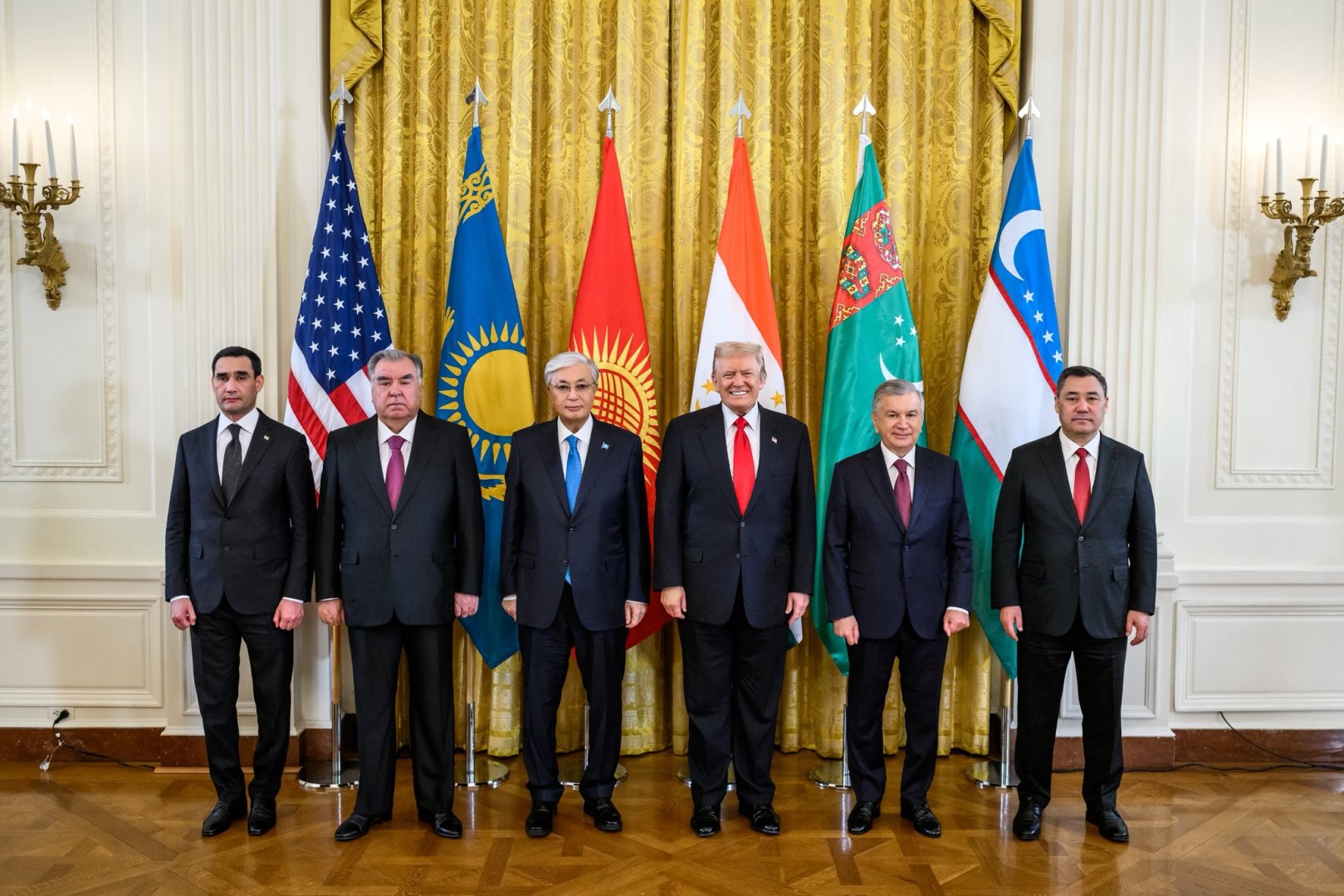 President Trump together with the leaders of Central Asia - C5