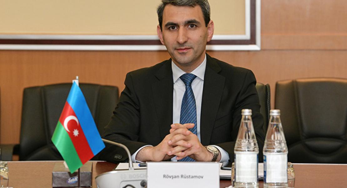 Председателят на „Азербайджански железници“ АД - Ровшан Рустамов.